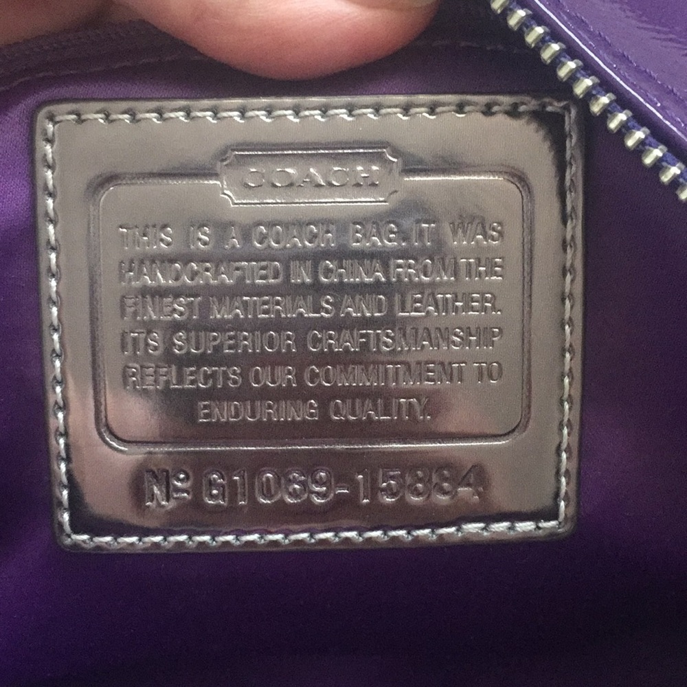 Coach Poppy Handbag - Picture 8 of 9